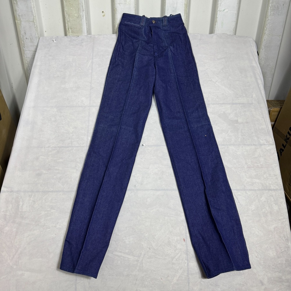 Vintage Bon Bon Womens Straight‎ Jeans Blue Denim 5-Pocket Dark Wash Size 10
